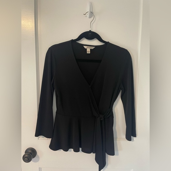 3/4 length wrap top - Picture 1 of 2